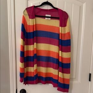 Blair Colorful Striped Cardigan XL